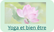 Yoga et bien être